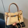 Bolso de mano vintage de ante transfronterizo para mujer, nuevo bolso tipo cubo de alta moda de tendencia, bolso de hombro y cruzado de gran capacidad