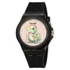 Reloj Momentum de Silicona Luminoso para Escuela Primaria Cuarzo con Manecillas Dibujos Animados Digital para Niños Suministro Transfronterizo Venta al por Mayor