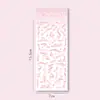 Pegatina de Tarjeta Goo Pegatina Láser Coreana Material para Diario de Mano Pegatina Linda Impermeable Pegatina DIY Pegatina Personalizada Decoración