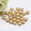Ábaco de oro de 14K, cuentas para joyería hecha a mano DIY, color dorado de retención, espaciador tipo platillo volador, material, 3/4/5/6 mm
