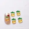 Verano Estilo Ins Tulipán Lindo Hielo Transparente Joyería para Uñas Arte de Uñas Flor de Resina Estéreo Accesorios para Uñas Hecho a Mano DIY