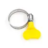 Braçadeira de Mangueira de Aço Inoxidável com Alça, Conector de Pistola de Água para Lavagem de Carros, Braçadeira de Tubo, Braçadeira de Fixação de Mangueira
