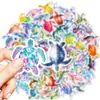 Pegatinas de Graffiti de Tortuga Estilo Acuarela Nuevas 56 Piezas Transfronterizas Tk Aliexpress Pegatinas Decorativas de Tortuga Venta al por Mayor