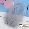 Atacado de fábrica diy cor pena 4-6 branco item pena de galinha acessórios de joalheria chapéu anzol material de decoração flutuante