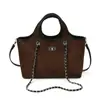 Bolsa de Balde de Mão da Moda para Mulheres 2025 Outono e Inverno Novo Estilo Retro Simples Bolsa de Ombro Tendência Casual Transversal Pequena