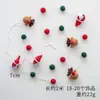 Decoração de Natal Personalizada em Atacado Bolas de Lã Feltro Pingentes para Árvore de Natal Decoração de Natal Penduricalhos para Vitrines e Shoppings