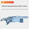 Serra de Painel de Precisão Totalmente Automática Serra de Mesa Deslizante para Marcenaria Serra de 45 Graus para Cortar Placas de Plástico, Placas de Espuma e Placas de Isolamento para Construção