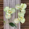 Arreglo Floral Artificial de Flor de Iris de Alice de 3 Cabezas Transfronterizo Arreglo Floral para Boda Guía de Camino Flor de Seda Decoración Suave para Hogar Hotel