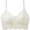 Lingerie de Renda Francesa para Mulheres, Sem Fio, Taças de Cristal, Anti-Marcação de Mamilo, Para Seios Pequenos, Levanta, Confortável, Costas Bonitas, Estilo Puro Desejo, 6877