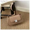 Tendência de Moda Nova Primavera/Verão 2026 Transfronteiriça Bolsa de Ombro Único para Axila Estilo Coreano Simples Versátil Bolsa Transversal Pequena com Corrente