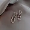 Pendientes de Metal con Cadena y Borlas Retro Populares Transfronterizos Europeos y Americanos Estilo Fresco Personalizado Diseño Creativo Pendientes al por Mayor