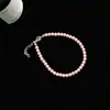Pulseira de Pérolas de Vidro de Alta Qualidade para Mulheres, Luxo Leve, Nicho, Simples, Exquisite, Estilo Frio, Novo Acessório Versátil