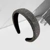 Diadema de Lujo y Estilo con Textura de Diamante Completa para Mujer, Accesorio para el Cabello Estilo Coreano