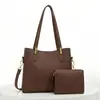 Directo del fabricante: Bolso de hombro individual simple, elegante y moderno estilo coreano 2026, juego de dos piezas de bolso tote transfronterizo