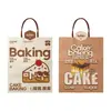 Bolsas de Papel Personalizadas para Postres Horneados, Bolsas de Papel Kraft para Pasteles, Panes y Postres, Bolsas de Papel para Empaquetado para Catering y Para Llevar