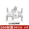 Válvula de esfera com flange em aço inoxidável 304/316L Q41F-16P manual para vapor alta temperatura alta pressão interruptor dn50