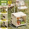 Carrito de Compras Plegable Personalizado para Picnics al Aire Libre, Coches de Camping, Entrega Exprés a Domicilio, Carrito de Compras Plegable de Gran Capacidad