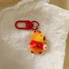 Chaveiro Pingente Kappi Bala Vermelho de Ano Novo Fofo Desenho Animado Acessório para Pendurar na Mochila Presente de Ano Novo Namorada