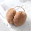 Orejeras de Invierno para Mujer, Lindas y Dulces, Cubiertas Cálidas para Orejas de Felpa, Diseño de Orejas de Conejo con Pompones Grandes