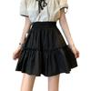 Saia Puffy Verão Feminino 2024 Nova Saia Coringa Cintura Alta Emagrecimento Meia Linha Saia Plissada