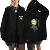 2025 Invierno Hzw Nuevo Luffy Anime Periférico Sudadera con Cremallera Bidimensional Otoño e Invierno Chaqueta de Forro Polar Cosplay