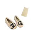 Nuevos Zapatos Planos Casuales Ligeros para Mujer 2026 Otoño/Invierno, Versátiles, Redondos, Escote Bajo, Estilo Francés, Inspirados en Chanel, Sin Cordones, de Piel de Cordero