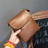 Bolso Pequeño de Cuero PU Crazy Horse Bolso Coreano para Hombre Bolso de Hombre Mochila Casual de Moda Bolso de Hombro Cruzado Tendencia para Hombre