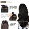 Extensões de Cabelo Sintético Estilo Europeu e Americano, 16 Presilhas, Conjunto de 7 Peças para Mulheres, Fibra de Alta Temperatura, Presilhas de Cabelo Longo Cacheado, Estilo Europeu e Americano