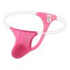 Ropa interior sexy para hombre seducción transparente seda de hielo calzoncillos sexy para hombre tanga ultradelgada discoteca salvaje pareja B809