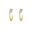 Aretes de Plata Esterlina S925 Europeos y Americanos Aretes Nicho Ins Simples de Alta Gama Aretes de Botón para Mujer Corea del Sur Vintage Mori