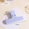 Clipes magnéticos de plástico em cores de macaron para documentos de escritório e contas, organizador de mesa para uso doméstico