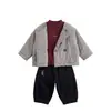 Chaqueta de algodón de estilo simple para invierno de niños, prenda exterior acolchada de color liso, ropa cálida de invierno para bebés y niños pequeños, ropa infantil coreana