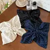 Pañuelo Cuadrado de Lunares Suaves Estilo Coreano para el Cabello para Mujeres, Versátil Accesorio para el Cabello Estilo Perezoso, Nuevo Pañuelo Cuadrado Extra Grande