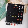 20 Pares/Set Venta Caliente Transfronteriza Pendientes de Halloween Cabeza de Calabaza Fantasma Vampiro Dibujos Animados Combinación Divertida de Pendientes