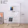 Yinghao Arte em Ferro Porta-Revistas Porta-Jornais Porta-Documentos Prateleira de Exposição para Armazenamento Porta-Folhetos Livros Suporte Simples de Chão para Página Única
