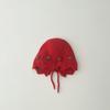 Gorros Coreanos para Bebé Qiunan Invierno 2026 Nuevo Estilo Ins Fresa Orejeras para Niñas Gorros de Lana para Bebé Venta al por Mayor