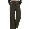 Calça Casual Ampla de Design Reto Solta, Levemente Luxuosa Americana, Fluida, Versátil, para Petite, Emagrecimento, Feminina