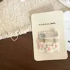 Nuevo Clip para el Cabello Cuadrado de Encaje Floral para Niños, Pinza Lateral, Pinza para el Flequillo