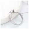 Anillo de Mujer Clásico Simple de Moda Europea y Americana, Joyería Transfronteriza Deseo, Seis Garras de Circonita, Venta Directa del Fabricante