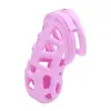 Cerradura de Núcleo Embebido Sm Cobra, Candado de Castidad para Hombres, Doble Color, Transpirable, Ligero, Invisible, Adecuado para Usar al Aire Libre
