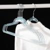 Percha de ropa de celebridades de Internet para colgar ropa en casa, acrílica, transparente, antihuellas, antideslizante, con esquinas de cristal, estilo hada, accesible, de lujo, soporte para secar ropa.