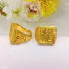 Oro de Arena Vietnamita, Latón Chapado en Oro Anillo de Dragón para Hombre, Elegante y Generoso, Joyería de Venta Directa de Fábrica, Joyería al por Mayor Disponible