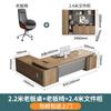 Escritorio Ejecutivo de Alta Gama Escritorio Presidente Simple Supervisor Muebles Combinación Mesa y Silla Gerente de Oficina Mesa Moderna