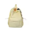 Mochila bordada floral de comercio exterior, mochila casual para estudiante, bolsa escolar simple de gran capacidad, versátil para ir al trabajo y viajar, para mujer