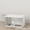 Caja de Almacenamiento de Escritorio Tipo Cajón Portalápices Caja de Almacenamiento Estación de Trabajo de Escritorio de Oficina Caja de Almacenamiento para Artículos de Papelería y Varios Acrílico