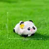 Miniatura de filhote de panda fofo para paisagismo de jardim, decoração DIY, pequenos enfeites de mesa