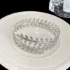 Pulseira Aberta Europeia e Americana Transfronteiriça de Zircônia Cravejada de Diamantes Pulseira Elegante de Alto Nível de Luxo Leve Nicho Versátil Joias da Moda para Mulheres