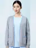 Suéter Médico e de Enfermagem Uniforme de Enfermeira Manga Longa Cardigã Grosso Roupa Externa Salão de Beleza Roupa de Trabalho Macio Amigo da Pele Quente e Confortável