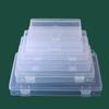 Caja Rectangular de Plástico PP Transparente para Papelería, Accesorios, Piezas, Caja de Embalaje, Caja de Almacenamiento para Tarjetas, Juguetes, con Tapa, Venta al por Mayor