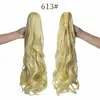 Peruca nova, peruca rabo de cavalo com presilha de garra, cabelo longo cacheado, ondas grandes, produto transfronteiriço, atacado em estoque, rabo de cavalo cacheado